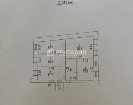 Помещение свободного назначения Глазовский, 10с1 площадью 157 квадратных метров