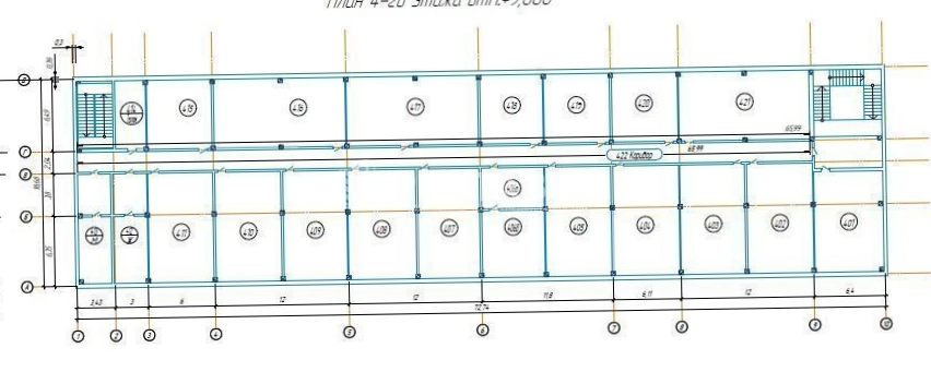 Офис Седова, 6а площадью 2400 квадратных метров