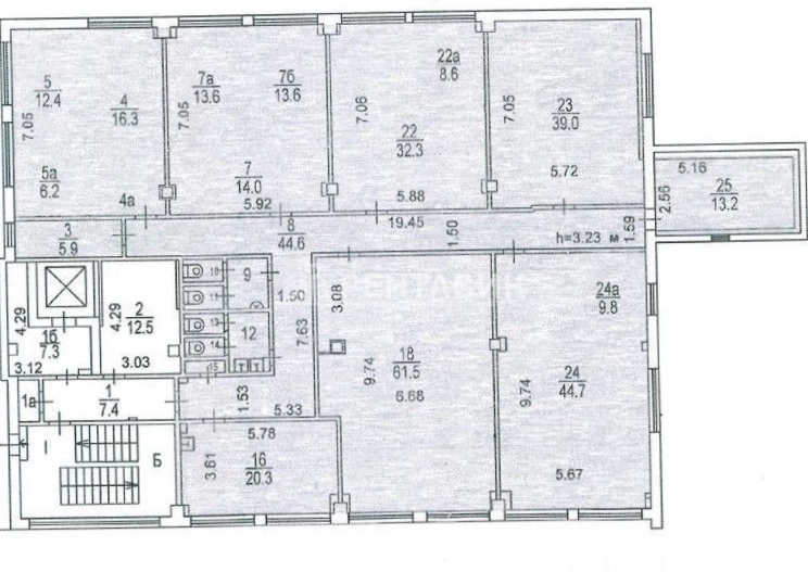 Офис Орджоникидзе, 11с40 площадью 372 квадратных метров