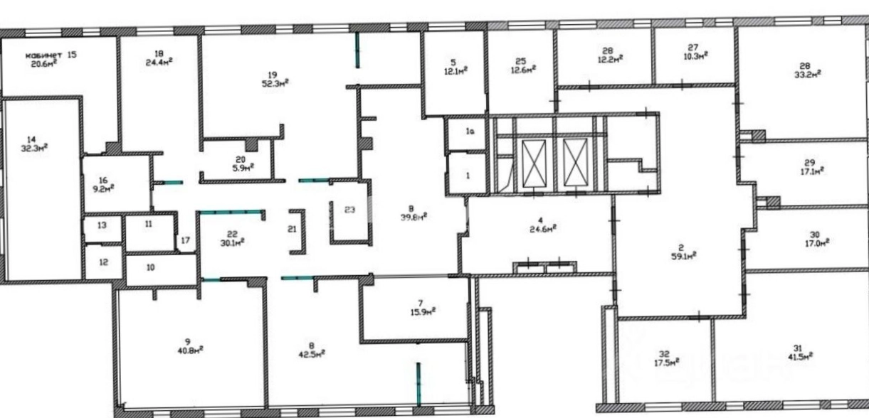 Офис Savvinsky площадью 600 квадратных метров