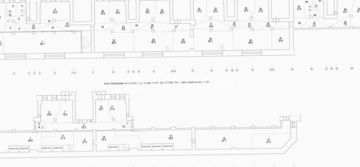 Офис Галерея Тверская, 9 площадью 1184 квадратных метров