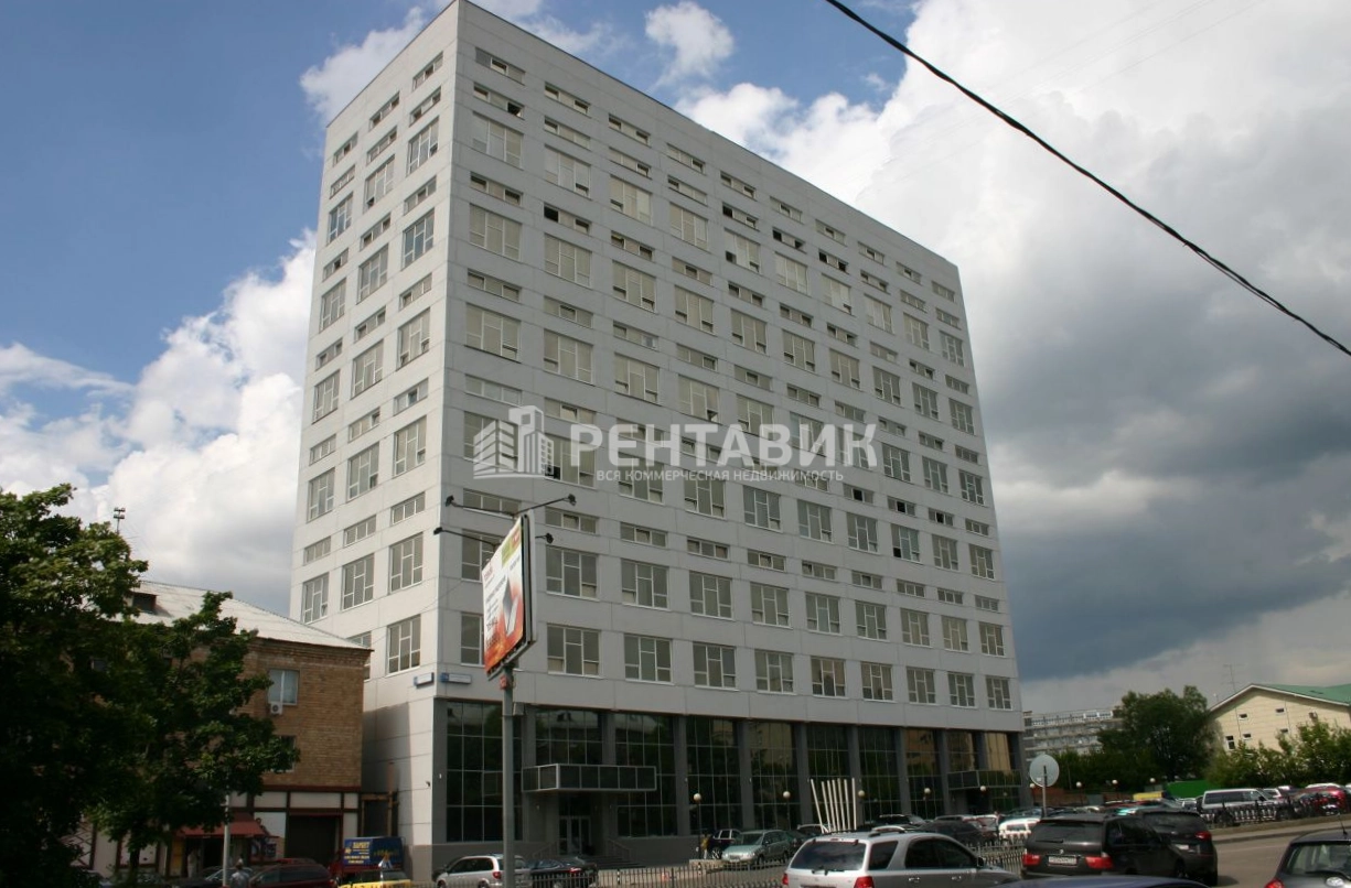 фасад дома, здание по адресу г Москва, Ленинградский пр-кт, д 80 к 66