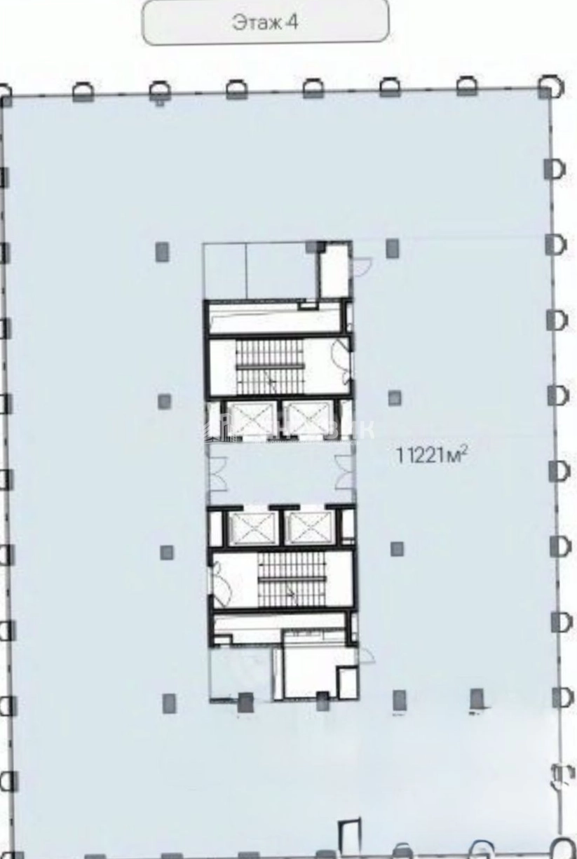 Офис STONE Towers / Стоун Тауэрс площадью 1122 квадратных метров