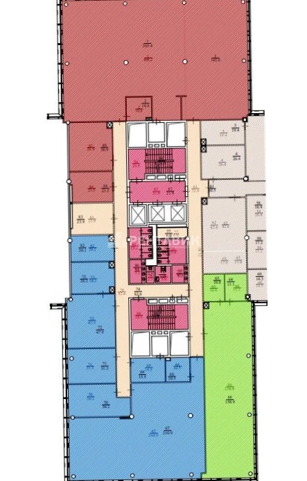Офис Comcity, Фаза Альфа площадью 3060 квадратных метров