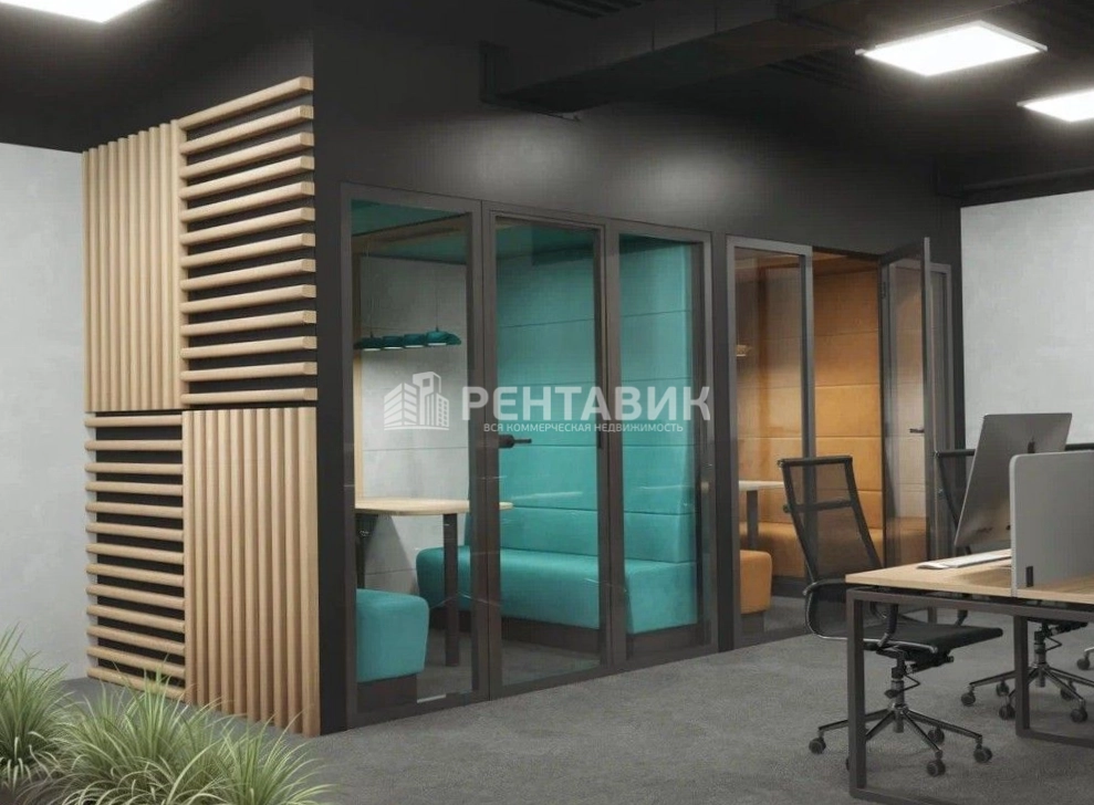 Офис Симонов Плаза площадью 2142 квадратных метров