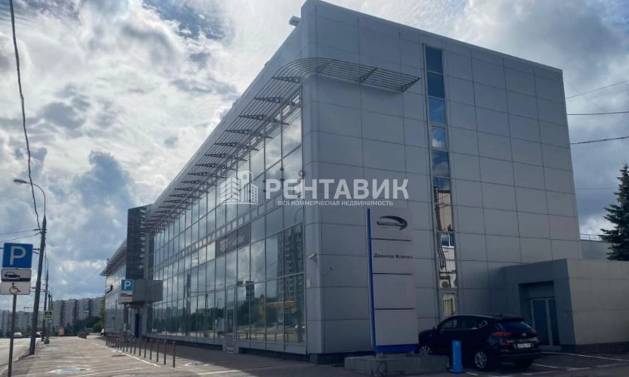 фасад дома, здание по адресу г Москва, Новоясеневский пр-кт, д 8 стр 1 
