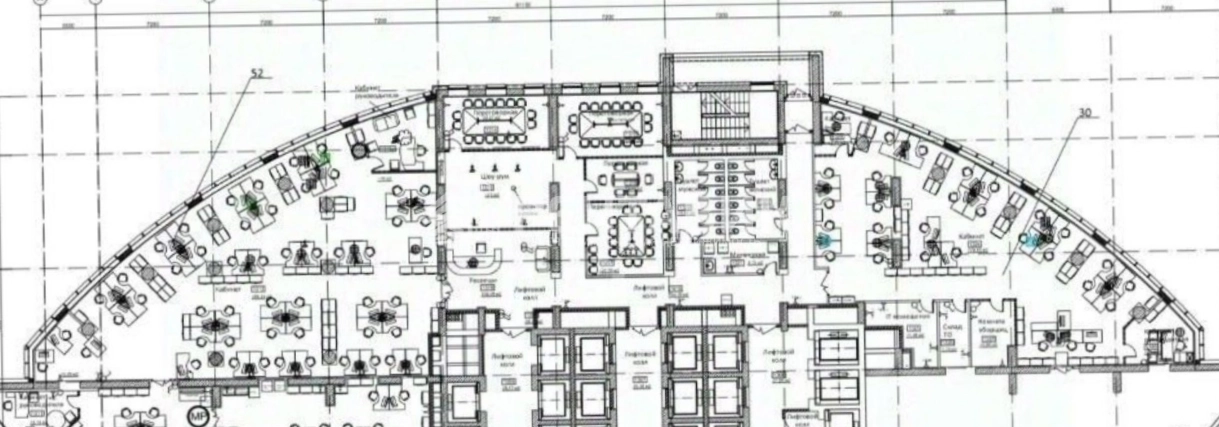 Офис Монарх площадью 922 квадратных метров