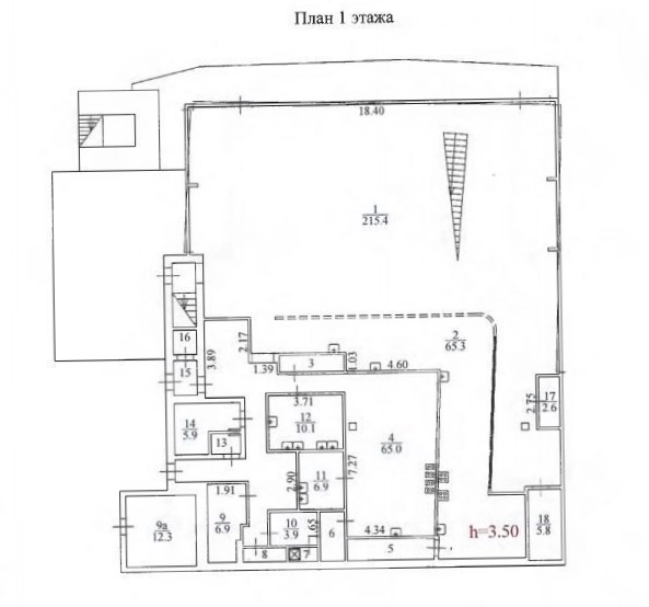 Здание целиком проспект Мира, 28 площадью 731.6 квадратных метров