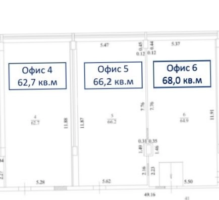 Офис 3-й проезд Марьиной Рощи, 40с1 площадью 197 квадратных метров