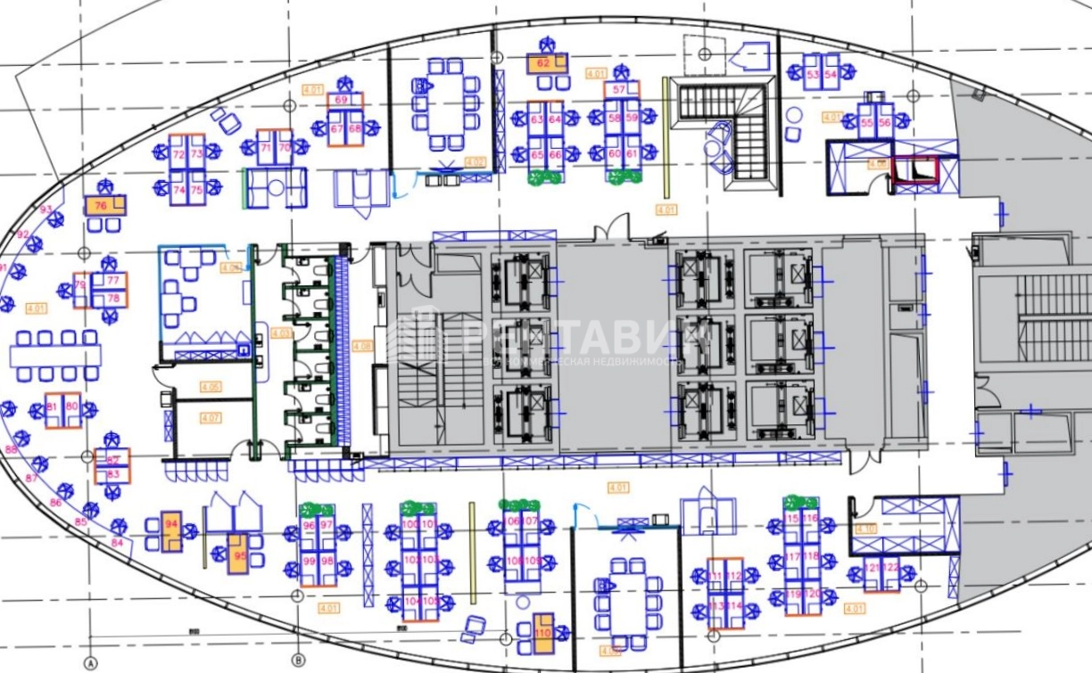 Офис Новион площадью 809.2 квадратных метров