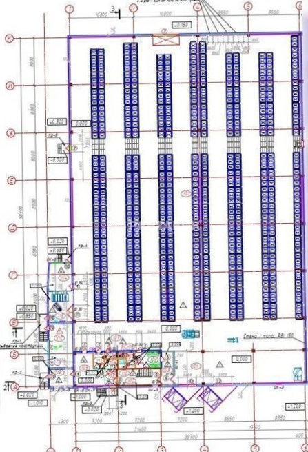 Производство Центральное отделение, 8 площадью 2595 квадратных метров