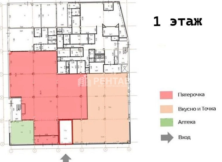Здание целиком Горчакова, 21 площадью 5440.7 квадратных метров
