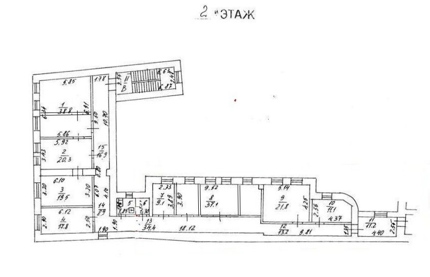 Офис Гороховский, 14с2 площадью 282 квадратных метров