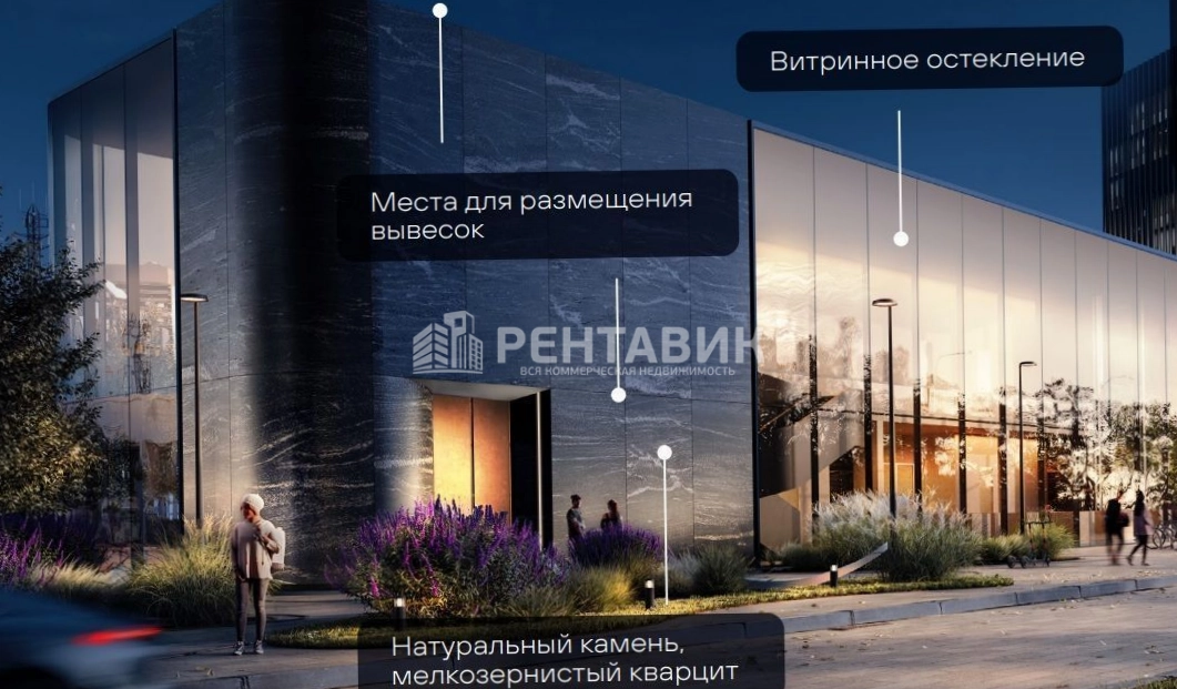фасад дома, здание по адресу г Москва, Ходынский б-р, д 6 стр 3