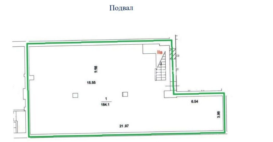 Помещение свободного назначения Комсомольский, 15с2 площадью 388 квадратных метров