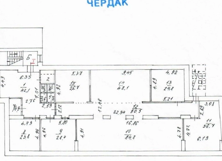 Здание целиком Электрический площадью 1599.3 квадратных метров