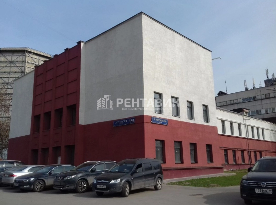 фасад дома, здание по адресу г Москва, шоссе Энтузиастов, д 30