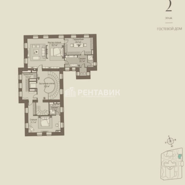 Здание целиком Орлово-Давыдковский, 2 площадью 4704 квадратных метров