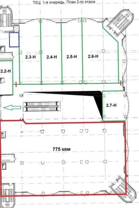 Помещение свободного назначения Пятилеток, 2 площадью 800 квадратных метров