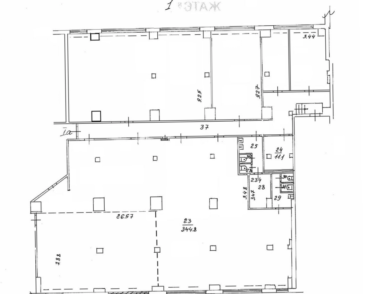 Офис Марксистская, 34к10 площадью 2130 квадратных метров