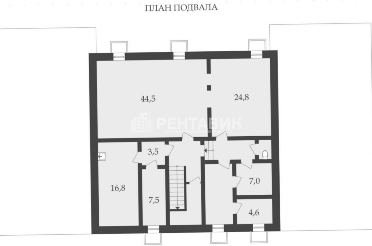Здание целиком Кржижановского, 23А площадью 715.1 квадратных метров