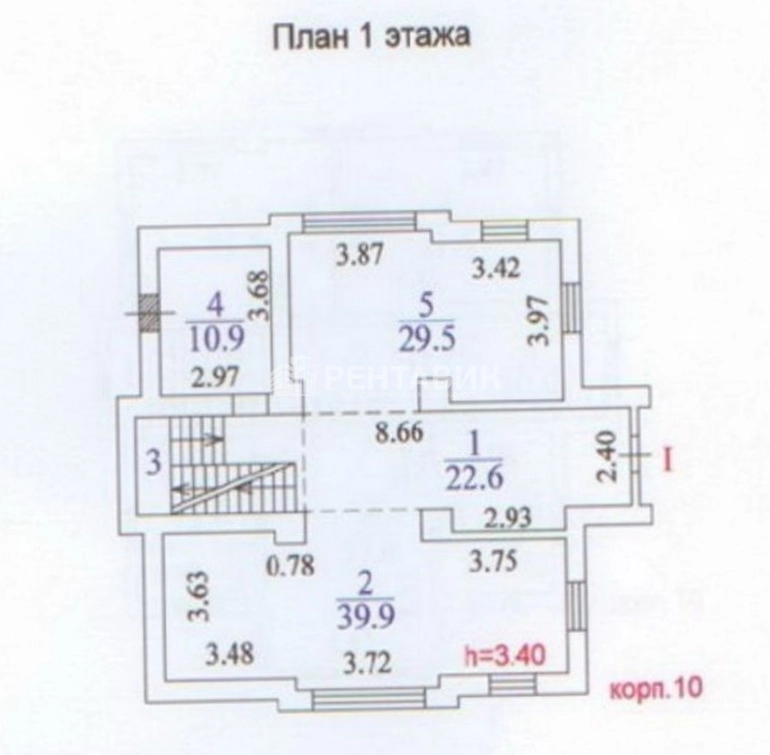 Здание целиком Ленинградский проспект, 37к10 площадью 428 квадратных метров