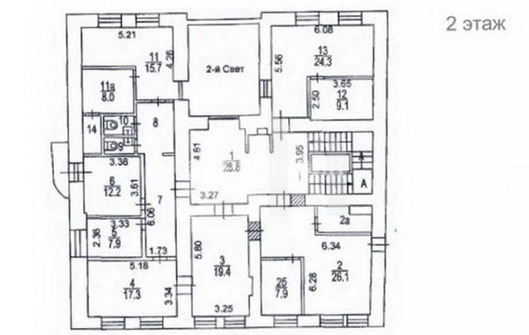 Здание целиком Мира 20к2 площадью 800 квадратных метров