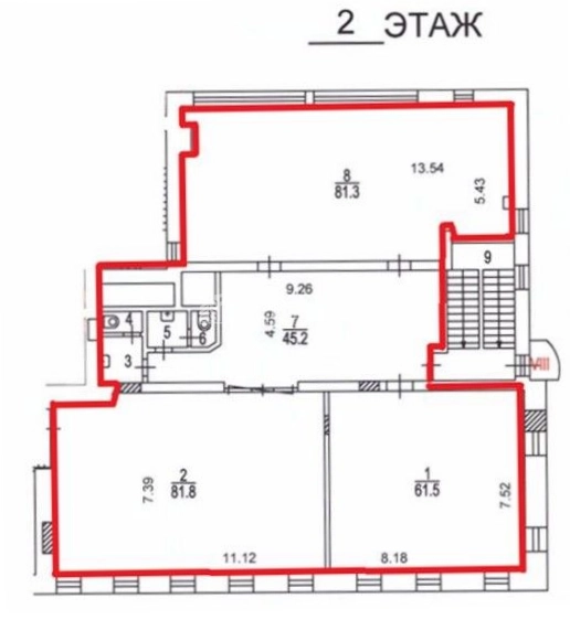 Офис Ноев Ковчег на Малом Ивановском площадью 314.9 квадратных метров