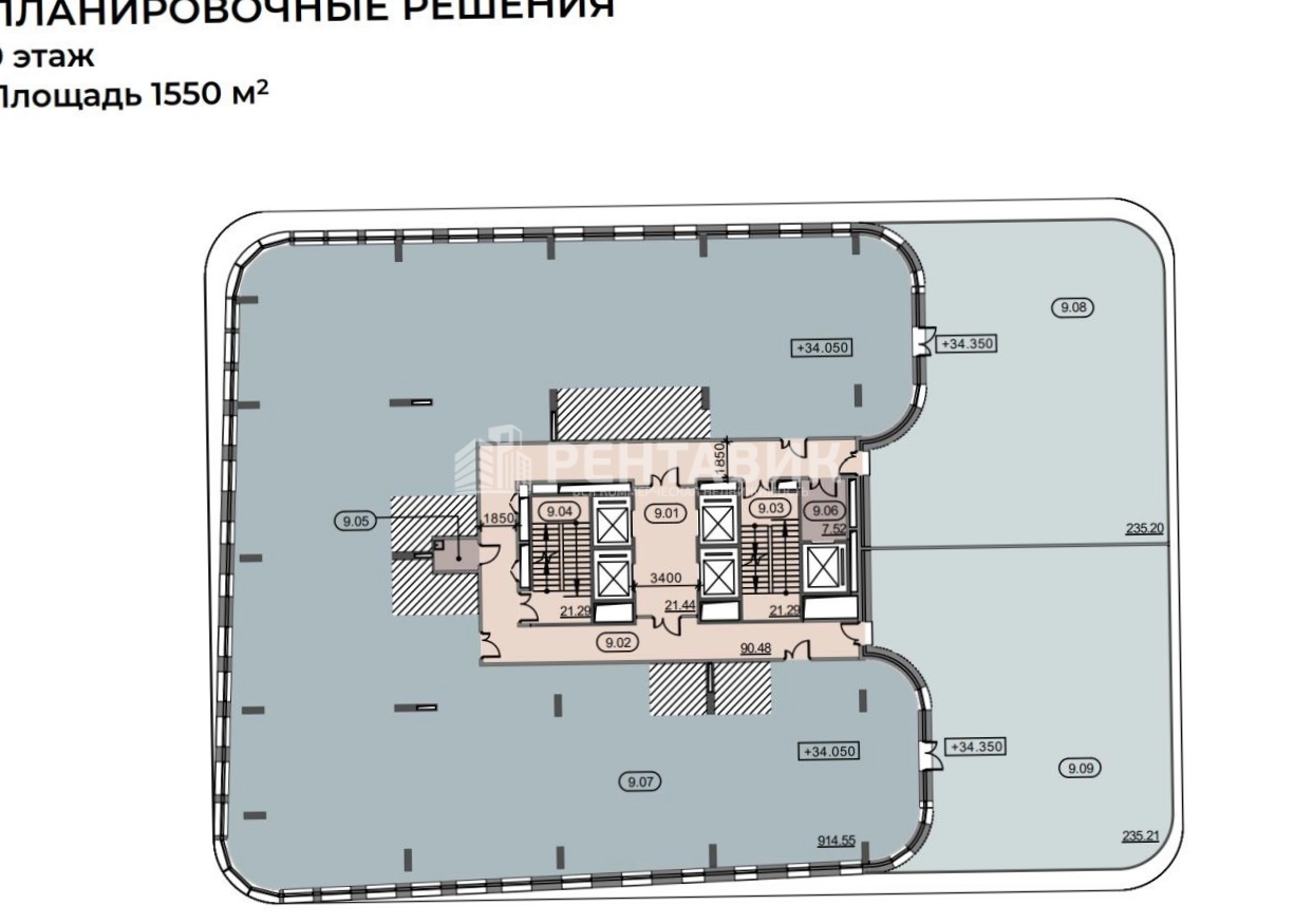 Здание целиком ПЛЭЙН площадью 15984 квадратных метров