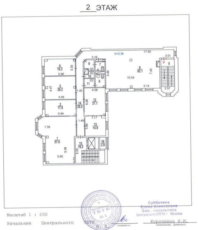Офис Дубининская, 43-45 площадью 1020.5 квадратных метров