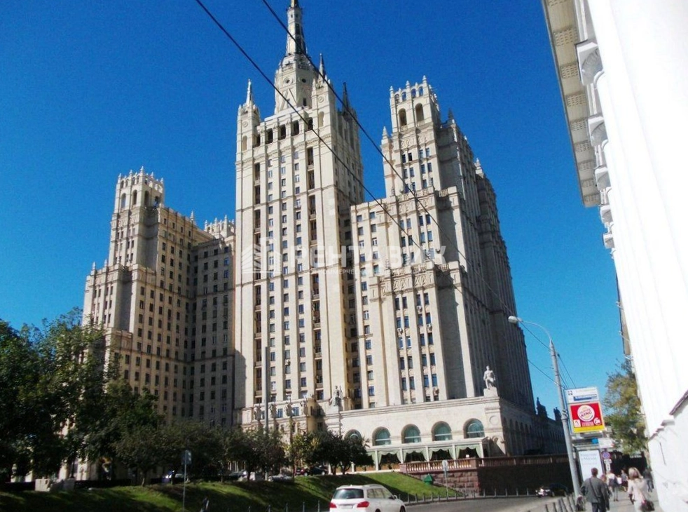 фасад дома, здание по адресу г Москва, Кудринская пл, д 1