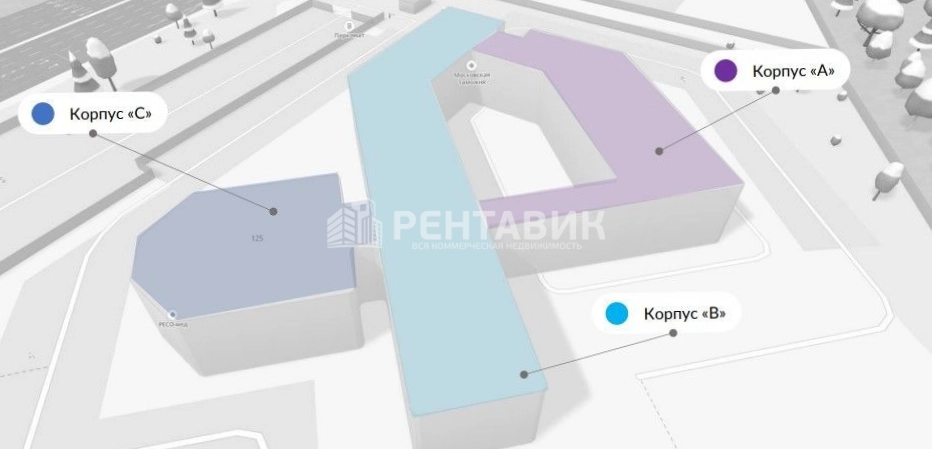Здание целиком Профсоюзная, 125 площадью 3018 квадратных метров
