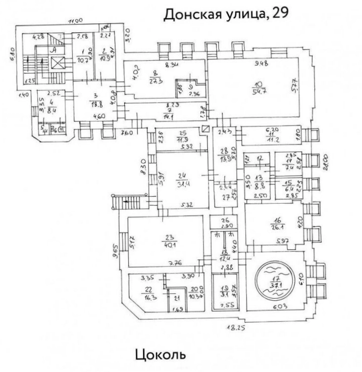 Здание целиком Дом купчихи Мельниковой площадью 1996.9 квадратных метров
