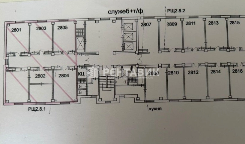 Офис РГР Плаза Строение 2 площадью 203 квадратных метров