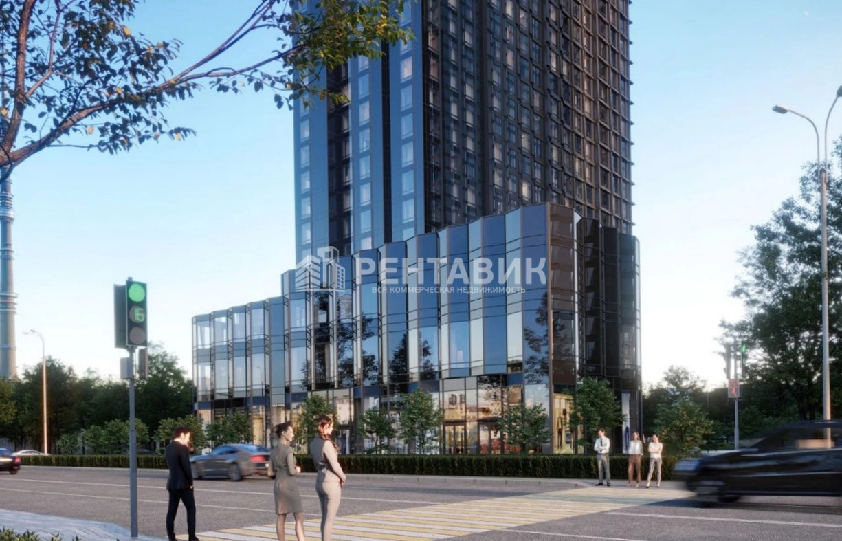 Общепит Upside Towers площадью 1080.7 квадратных метров