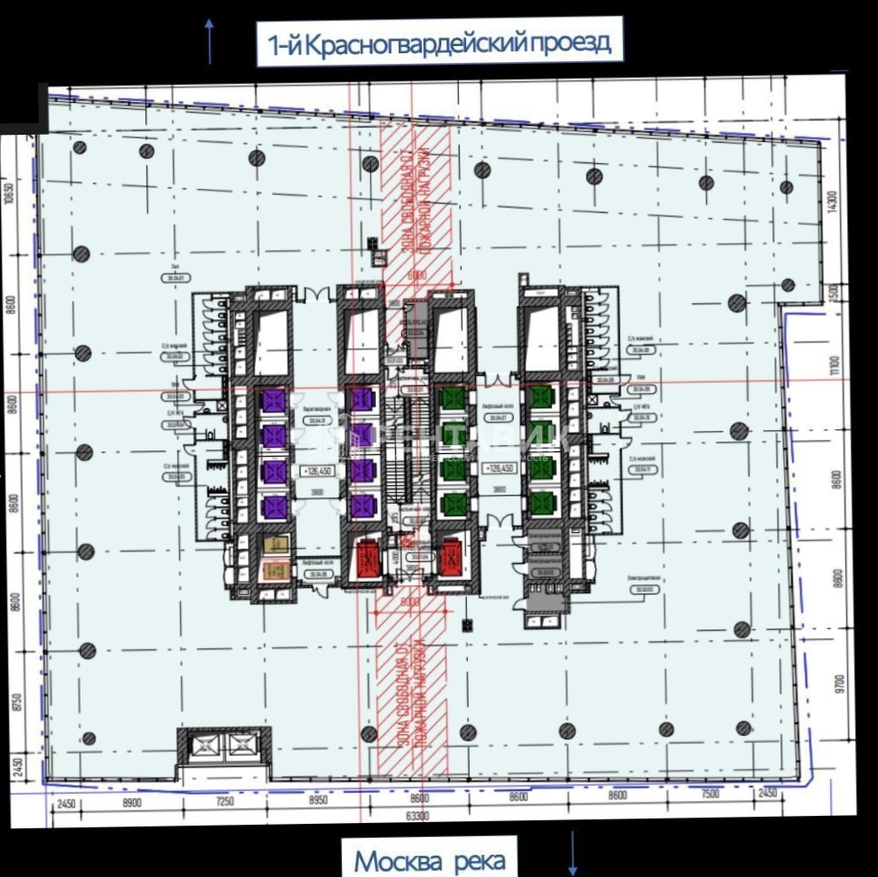 Офис Sezar Tower - Сезар Тауэр площадью 11679.6 квадратных метров