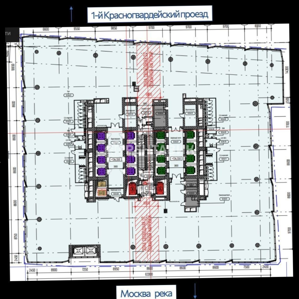 Офис Sezar Tower - Сезар Тауэр площадью 14713 квадратных метров