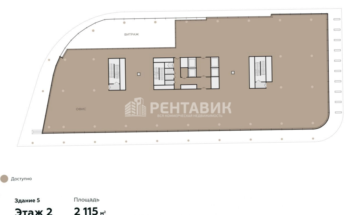 Здание целиком Сколково Парк, корпус 5 площадью 14965 квадратных метров