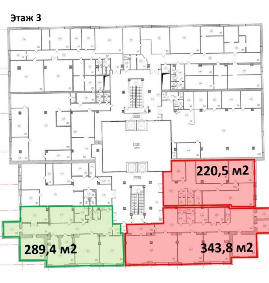 Офис Baker Plaza / Бейкер Плаза площадью 289 квадратных метров