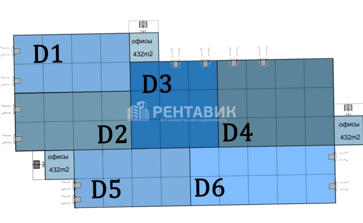Склад Пятницкое, 7 площадью 9216 квадратных метров