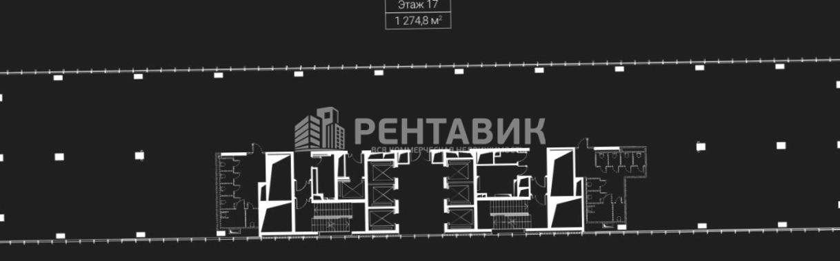 Офис СИТИ 4 площадью 2538 квадратных метров