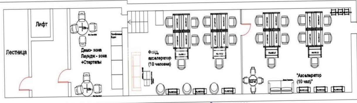Офис Подсосенский, 23с5 площадью 1430.9 квадратных метров