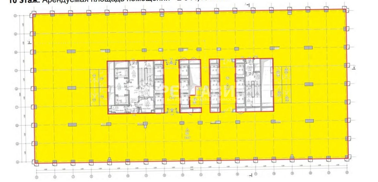 Офис STONE Towers / Стоун Тауэрс площадью 6156.98 квадратных метров