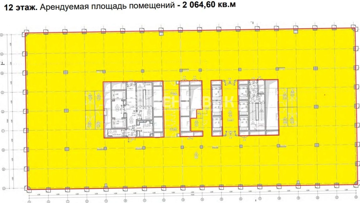 Офис STONE Towers / Стоун Тауэрс площадью 6156.98 квадратных метров