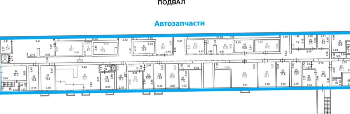 Помещение свободного назначения Севастопольский, 37 площадью 1537.3 квадратных метров