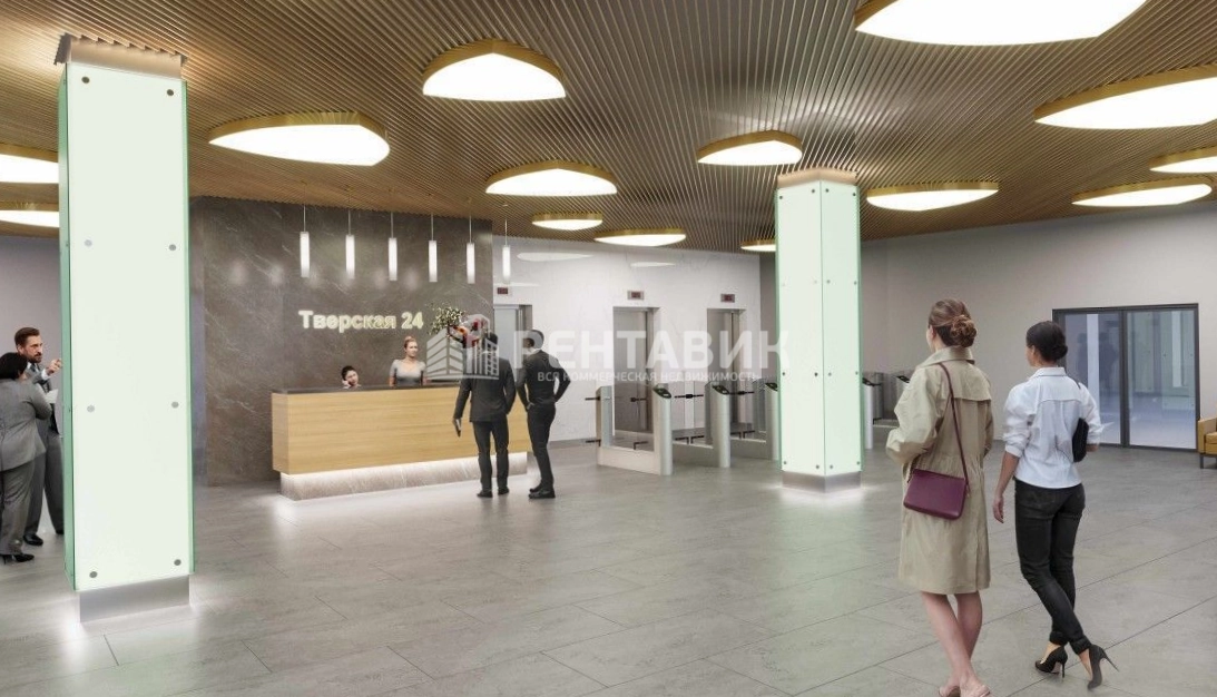 Офис Тверская, 24 площадью 3000 квадратных метров