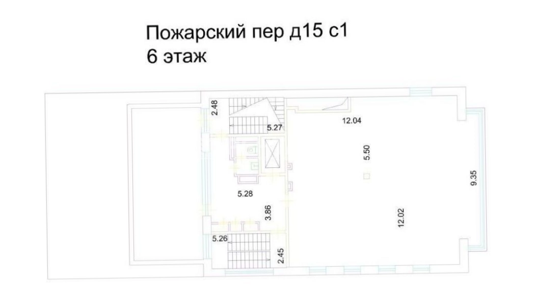 Здание целиком Депо площадью 3041 квадратных метров