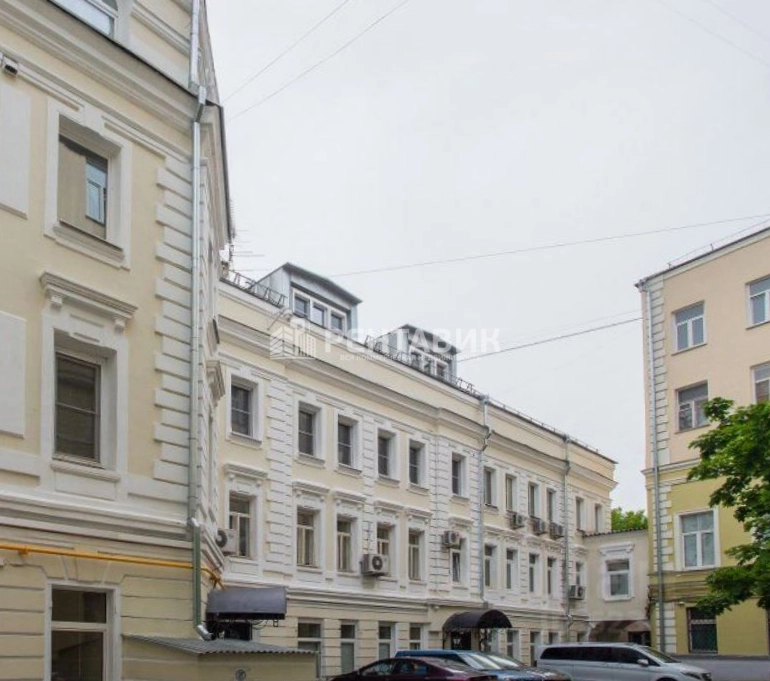 фасад дома, здание по адресу г Москва, Дмитровский пер, д 4 стр 2