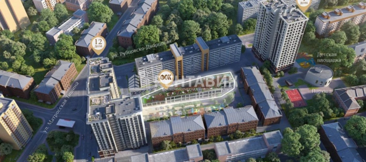 Здание целиком Матросская Тишина, 12 площадью 4453.8 квадратных метров