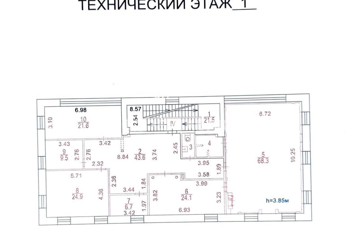 Здание целиком Академика Туполева, 15к17 площадью 969 квадратных метров